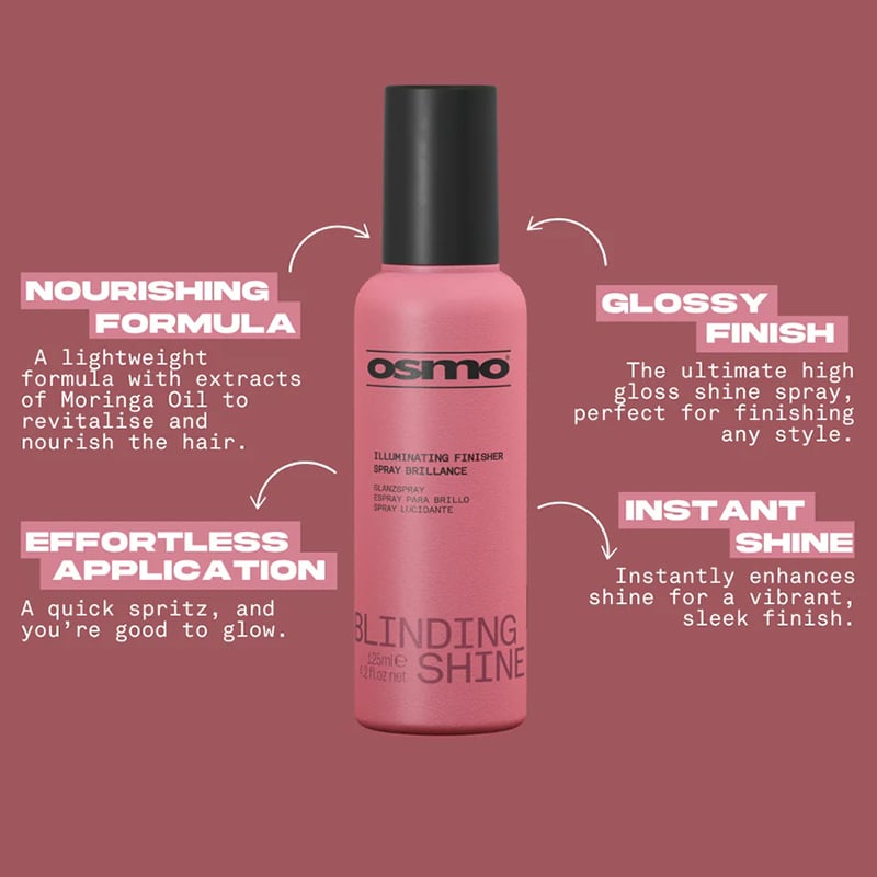 OSMO Blinding Shine Illuminating Finisher, 125ml - Image 3
