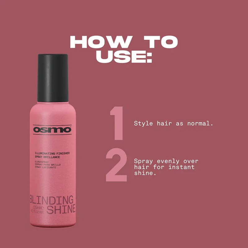 OSMO Blinding Shine Illuminating Finisher, 125ml - Image 4