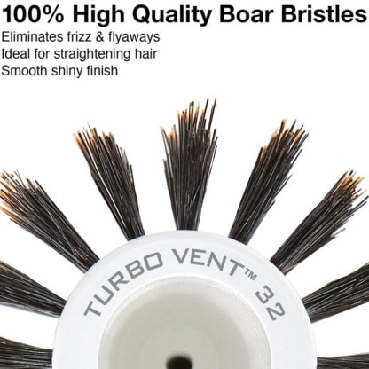 Olivia Garden Ceramic & Ion Turbo Vent 100% Boar Brush Collection - Image 3
