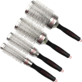 Olivia Garden ProThermal Soft White Bristles Brush Collection