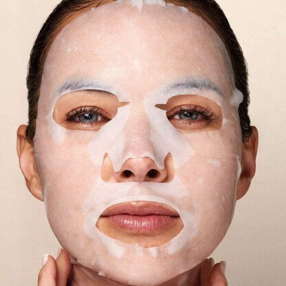 Iroha Nature 100% Cotton Face & Neck Mask, Single - Image 4
