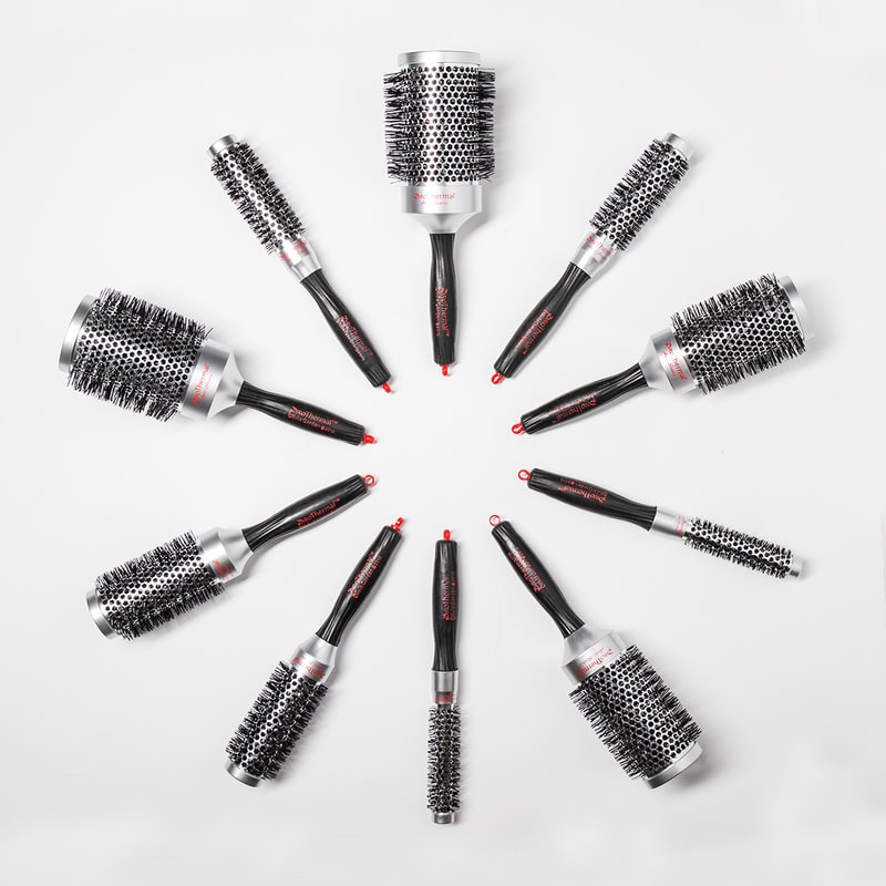 Olivia Garden ProThermal Brush Display: 5 Brushes & Basket - Image 5