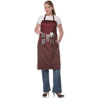 Olivia Garden Chic All Purpose Professional Apron, Burgundy