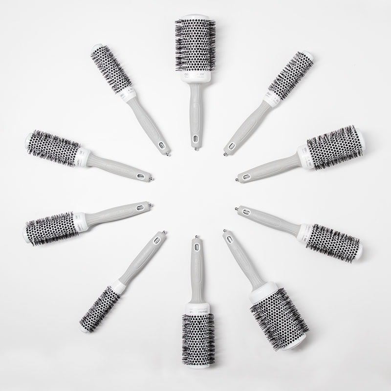 Olivia Garden Ceramic & Ion Thermal Brush Set: 4 Brushes & Clear Box - Image 6