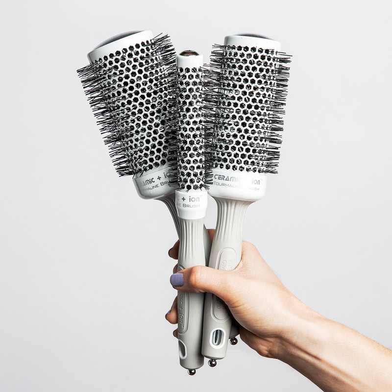 Olivia Garden Ceramic & Ion Thermal Brush Set: 4 Brushes & Clear Box - Image 7