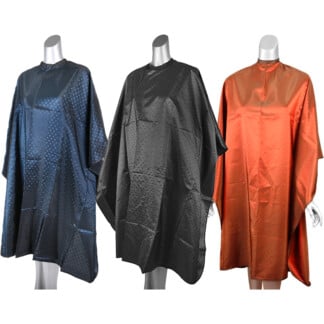 Salon Quality Cape Dots, Polyester, 130 x 148cm, Studs