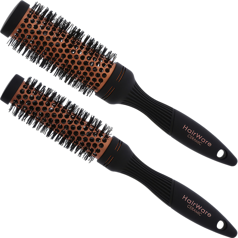 Hairware Black Copper Ceramic Thermal Brush Collection