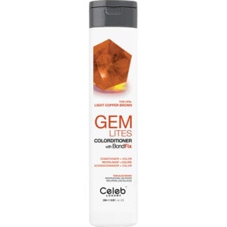 Celeb Luxury Gem Lites Colorditioner with BondFix, Fire Opal Light Copper Brown, 244ml