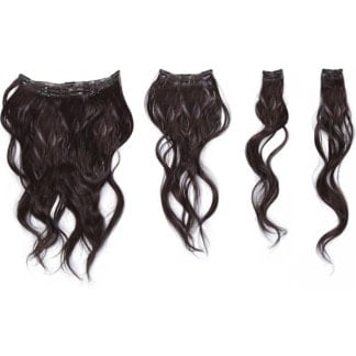 HairUWear Hairdo FineLine Wavy Extension Kit, 22 inch, 4 Pieces