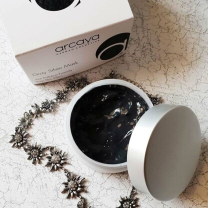 Arcaya Face Mask - Gray Silver, 100ml - Image 2