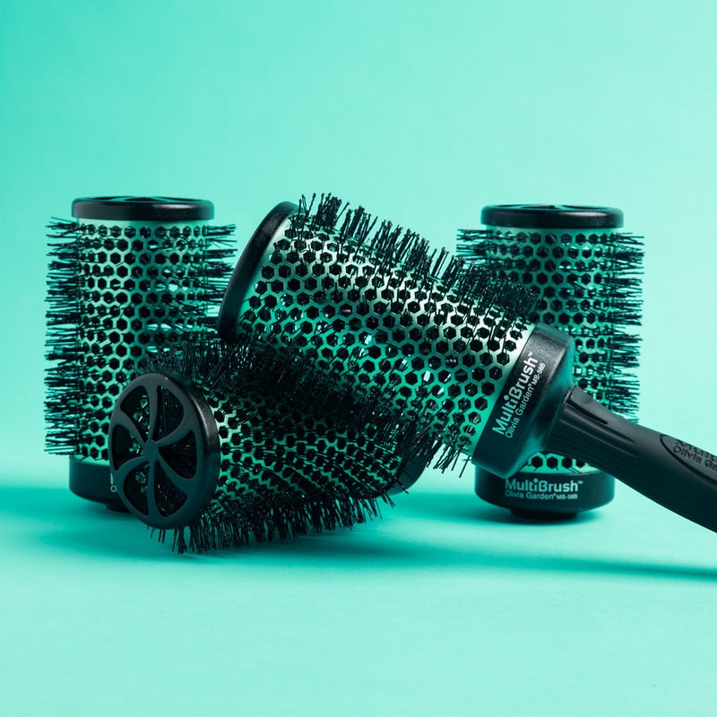 Olivia Garden MultiBrush 5 Piece Kit, 56mm - Image 12