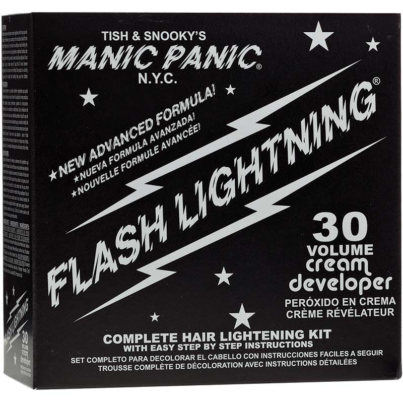 Flash Lightening 30 Volume Bleach Kit by Manic Panic, Lightener