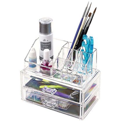 Beauty Pro Cosmetic Crystal Organiser, Empty