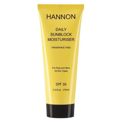 Hannon Daily Sunblock Moisturiser SPF30, 75ml