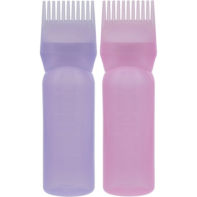 3pcs Root Comb Applicator Bottle Hair Oil Applicator Bottle Hair Dye Comb  Bottle - Walmart.com