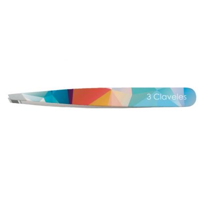3Claveles Geometric Colour Slanted Tweezer