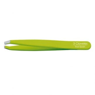 3Claveles Coloured Claw Tweezer, Green, 9cm