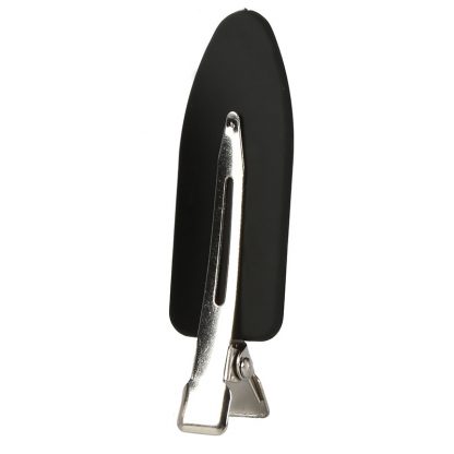 Hair Clips Cosmetic, Black, 4/Pack, 6cm