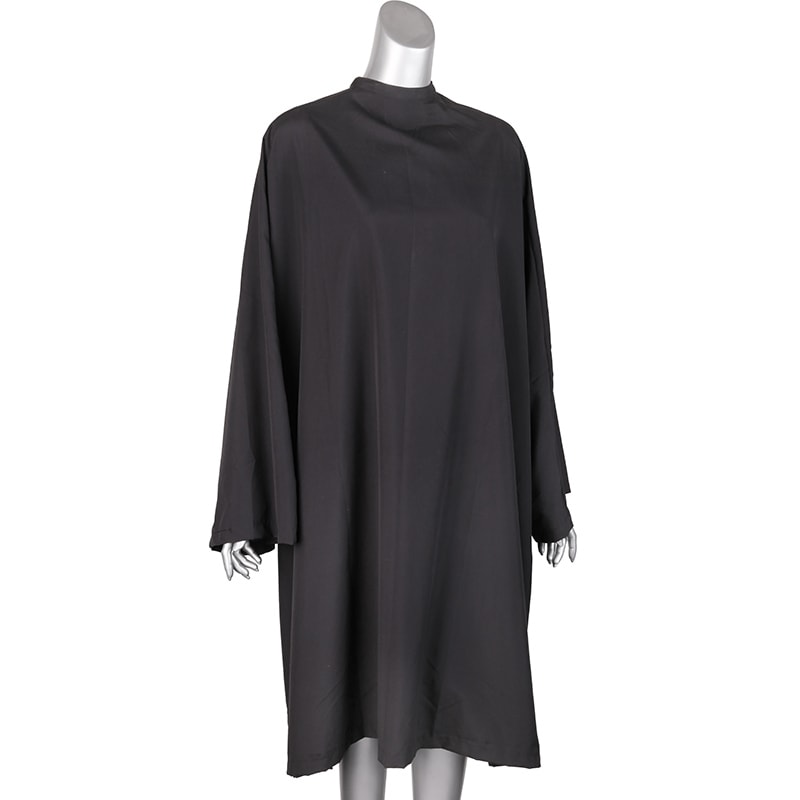 Cape Microfiber with Sleeves Black, Hook & Loop - Hairhouse Warehouse