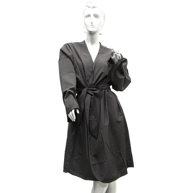 Kimono Gown Polyester Black - Hairhouse Warehouse