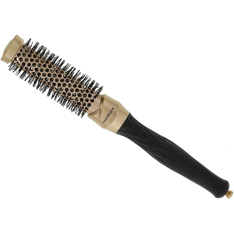 Hairware Gold Heat-Resistant Thermal Ceramic Brush, 25mm
