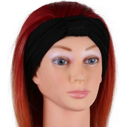 Turban Thick Black Headband