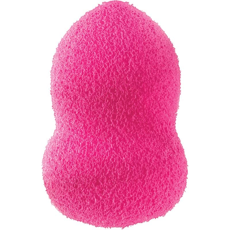 Qosmedix Facial Gentle Exfoliating Oblong Latex-Free Sponge, Hot Pink ...