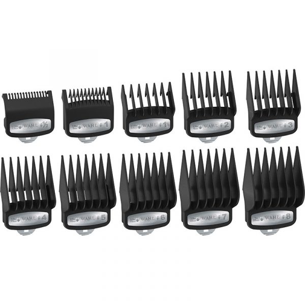 Wahl Magic Clip Clipper Cutting Guide Comb Set, 10/Pack, Sizes ½ 8 Hairhouse Warehouse