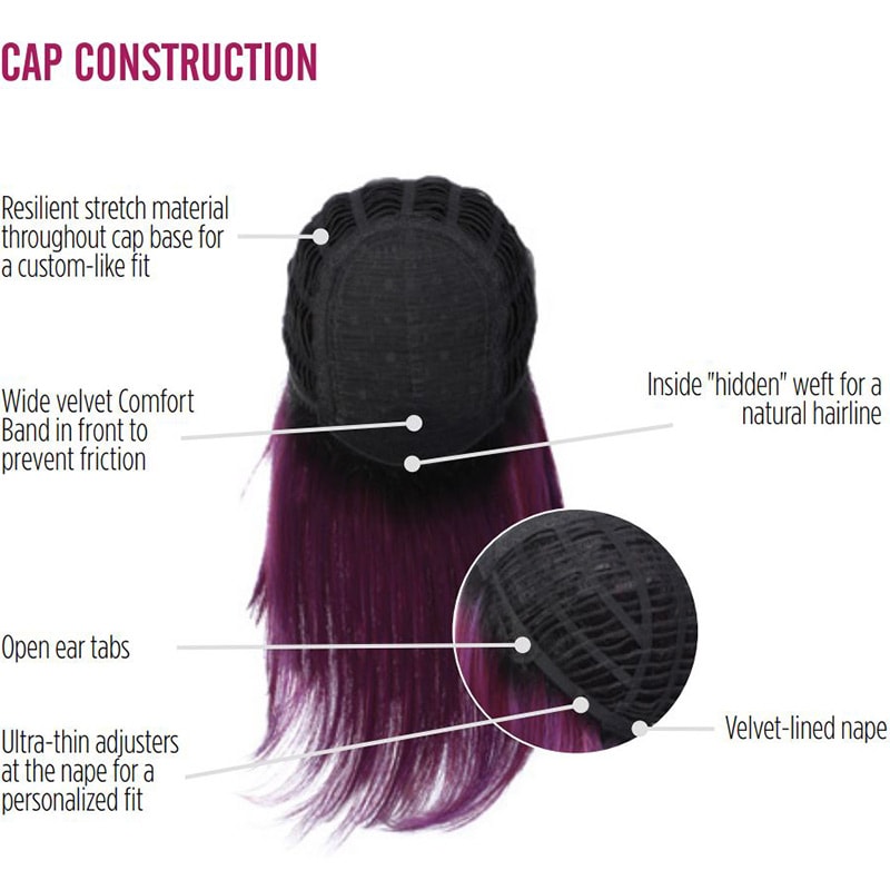 HairUWear Hairdo Wig Fantasy - Midnight Berry (Deep Purple) - Hairhouse Warehouse HairUWear Hairdo Wig Fantasy - Midnight Berry (Deep Purple) - Hairhouse Warehouse