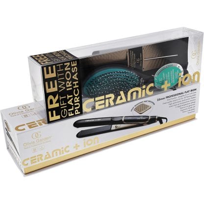 Olivia Garden Ceramic & Ion High Performance Iron, 235ËšC, 25mm & Free Gifts Promotion - Image 2