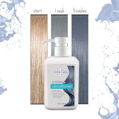 Kerachroma Pastel Color + Clenditioner, Silver Blue, 355ml - Image 2