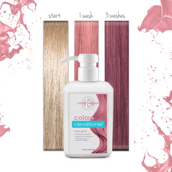 Kerachroma Pastel Color + Clenditioner, Rose Gold Hairhouse Warehouse