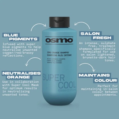 OSMO Super Cool Zero Orange Shampoo - Image 3