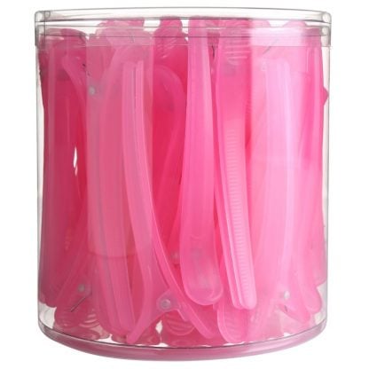 Beauty Pro Tub of Clips - Control Clips, Pink Candy Colours, 46/Tub, 10cm