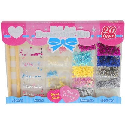 Nail Art Decoration Kit, 20 Types