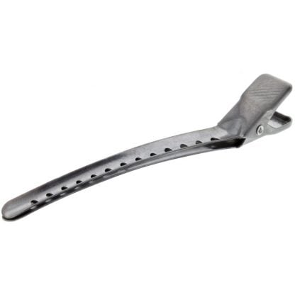Beauty Pro Sectioning Clip - Metal Foil Clip, Silver, 10cm, Each