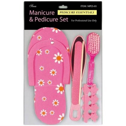 Sina Manicure & Pedicure Set, Pink