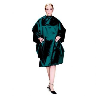 Olivia Garden Charm All Purpose Chemical Cape, Teal, Hooks