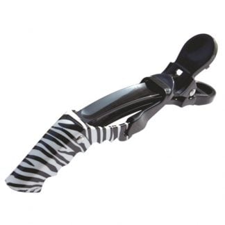 Sectioning Croc Clips, Zebra, Black, 10.5cm, 6/Pack