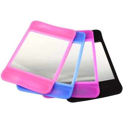 Mirror Silicone Touch, Pink/Blue/Purple, 18x18cm