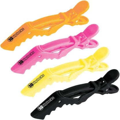 Big Lock Croc Clips, 4/Pack, 11cm
