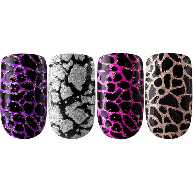 Dashing Diva Crackle Metallic Nails, 120/Box, 12 Sizes - Hairhouse ...