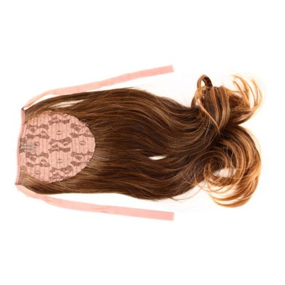 EMMA Synthetic Clip-On Straight Crown Pony Tail Hair Piece, 45cm - Image 2