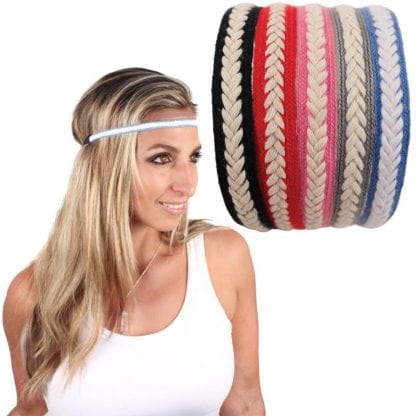 Single Braided Solid Crochet Headband