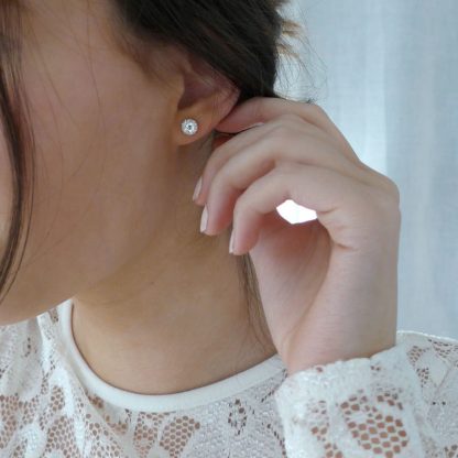 Blomdahl Titanium Earrings - Crystal Ball - Image 3