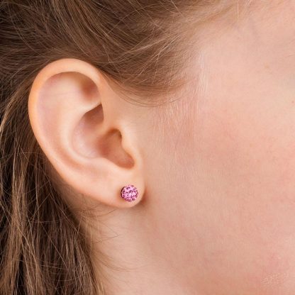 Blomdahl Titanium Earrings - Crystal Ball - Image 2