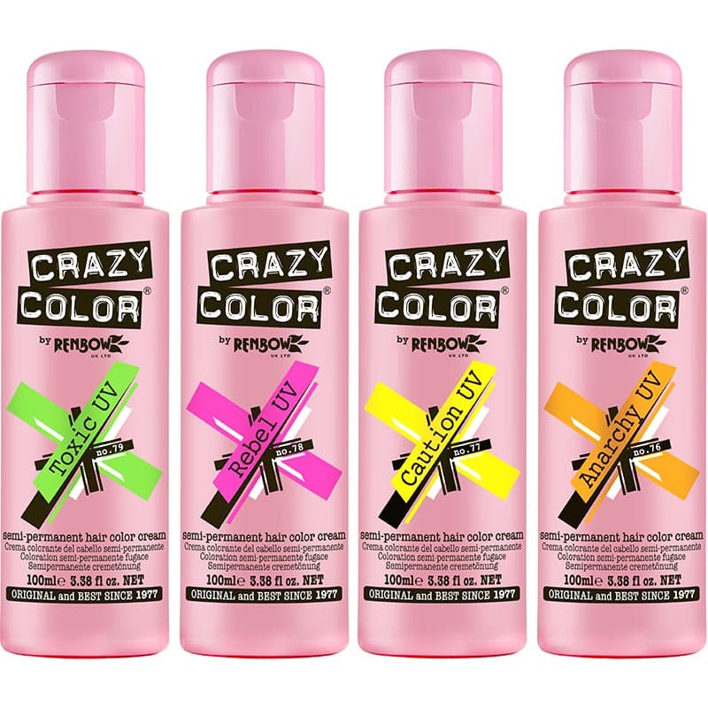 Crazy Color Neon UV Semi-Permanent Hair Colour - Hairhouse Warehouse