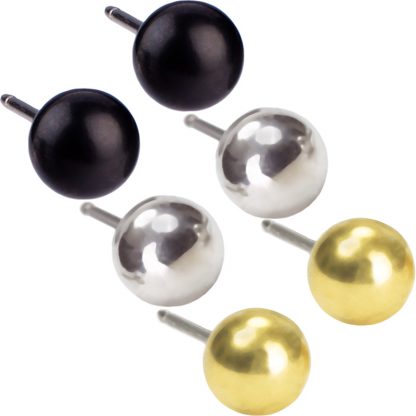 Blomdahl Titanium Earrings - Ball