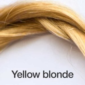 yellow-blonde hair treatment
