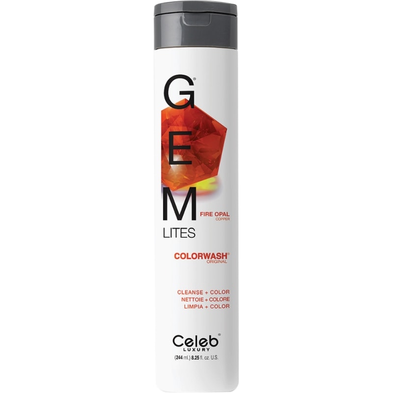 Celeb Luxury Gem Lites Colorwash Shampoo, Fire Opal Copper Hairhouse